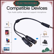 3.5mm 1 to 2 Stereo Audio Cable Male to Female Headset Mic Earphone Cable Adapter Jack Splitter Singing Song