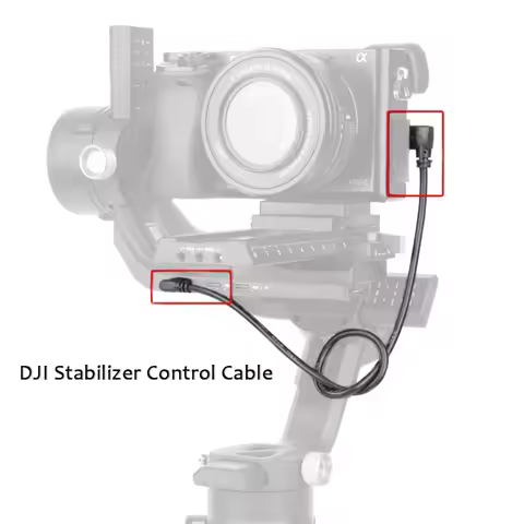 Control Cable for DJI RS2 RSC2 RS3 RS4 RS3 Mini Stabilizer Compatible with Sony Camera A1 A9 A6100 A