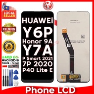 LCD Touch Screen Display For HW Y7A Y7P 2020 / P40 Lite E / P Smart 2021/ Y6P / Honor 9A ART-L28 ART