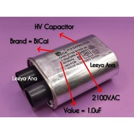 🔥Ready Stock🔥 High Quality BiCai HV Capacitor 1.0uF Microwave High Voltage 2100VAC