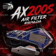 QJ MOTOR AX200S ESPADA AIR FILTER RACING SUPPORT AIRFLOW AND PERFORMANCE AX200 AIRBOX AIR FILTER RAC