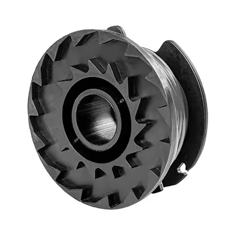 For Greenworks 0.065 Auto Feed Replacement Spools 6-Pack + Cover ABS Material for Select For Greenwo