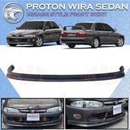 PROTON WIRA SALOON SEDAN WIRA AEROBACK SATRIA MIRAGE LOOK FRONT SKIRT LIP FOR STANDARD C99 BUMPER PU