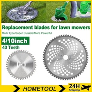 4/10 Inch Cutter Blade Mata Mesin Rumput Lawn Mower Blade Brush Cutter Cutter Blade Cutting Grass Ci