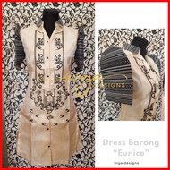 ☩ ✿ ▼ Modern Filipiniana Barong Dress