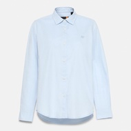 TIMBERLAND | 2025 Autumn Winter Latest Style Sky Blue Long Sleeve Oxford Shirt|A4153B02