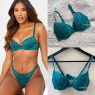 2 H&M Hush Lace Plunge Pushup Bra Import Branded 34B 34C 34D 36B 36C 38B 38C Push Up Bra