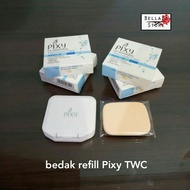 pixy refill bedak two way cake / refill bedak twc pixy - natural white