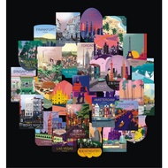 Country sticker luggage / travel sticker / suitcase sticker / vacation / vacation sticker / travelin