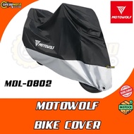 Kain Penutup Motor Motowolf MDL0802 Motorcycle Cover Waterproof UV Resistant Dustproof All-Weather P