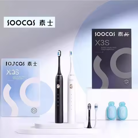 SOOCAS X3S Adult Sonic Electric Smart Toothbrush IPX8 Waterproof 180 Days Battery Life Ultrasonic So