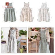 [UsusexaMY] Painting Apron Country Apron Dress with Two Pockets Workshop Apron