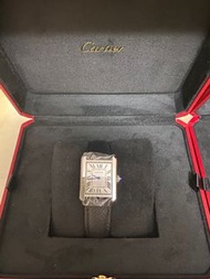 Cartier Watch MON TANK SOLO PM ACIER/CUIR INTER AUTO 小型款錶