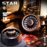 Yuwu edc Decompression Toy Star Ring Storage Turntable Rotating Metal Fidget Spinner Finger Decompre