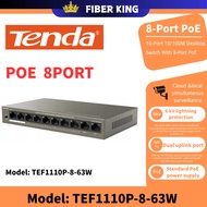 Tenda TEF1110P-8-63W 8-Port PoE Switch 10/100M Ethernet Network Hub