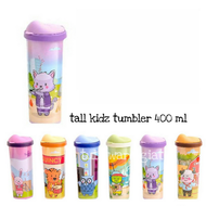 Twin Tulipware TALL KIDZ TUMBLER 400 ml Tumbler Karakter Botol Minum Anak Sekolah Anti Tumpah Asri T