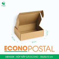 MENG08 - 30x25x10 cm - 20 Hộp carton nắp gài đóng hàng giá rẻ hộp gói hàng hộp quà thời trang