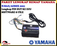 TERMURAH! PAKET REMAP ECU YAMAHA 2021 VIA BACKDOOR NMAX & AEROX 2021