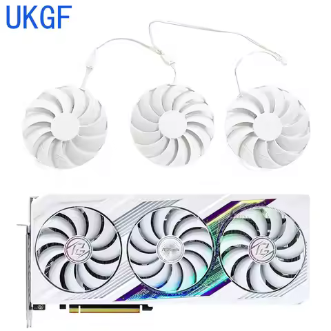 98MM 4PIN CF1010H12S DC 12V 0.35A 4PIN RX7900 XT GPU Fan for ASRock Radeon RX 7900 XT Phantom Gaming