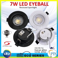 Imitos 7W LED Recessed Eyeball Sport light (Sirm Approved) Adjustable