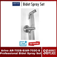 Arino Professional Bidet Spray Set | Spray Head, Safety Auto Shut-Off Valve &amp; Anti Twist Double Lock Flexible Hose