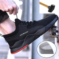MEIXU Hiking Shoes Men's Steel Toe Work Safety Shoes Casual Breathable Sports Shoes Puncture-proof B