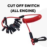 ALL BRAND OUTBOARD ENGINE LANYARD KILL STOP SWITCH SUZUKI YAMAHA MERCURY TOHATSU HIDEA PARSUN 682-825556-00