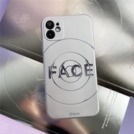 Threebase Phone case BTS-613 JIMIN FACE For iPhone 6S 6PLUS 7 SE2 8Plus X XS XR XSMAX 11PRO 11PROMAX 12 PRO 12PROMAX 13 Pro 13Promax 13Mini 14Pro 14Plus 14Promax Anti Shock Cover