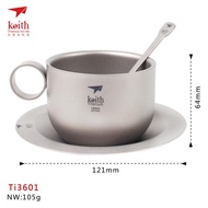 150Ml Keith Ultralight Titanium Coffee Cup Tea Sets Port