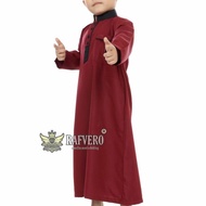MUSLIM CLOTHES FOR BOYS 4 5 6 7 8 9 10 11 12 YEARS GAMIS JUBAH KOKO - maroon, 4 years Quality F8Q1