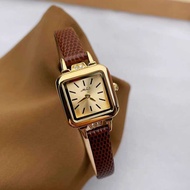 Milisa Watch Female Mini Small Dial Small Sugar Cube Genuine Leather Ladies Female Watch Student Wat