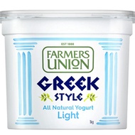 Farmers Union Australian Greek Style All Natural Light Yogurt 1 Kg