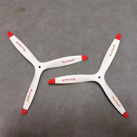 1 Pcs 3 Blade 15/16/17/18/19 inch Forward(CCW)&Reverse(CW) White Beech Wood Propeller for Scale RC G
