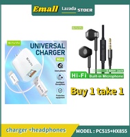 BAVIN PC515 Universal Adapter Charger Smart USB Charger for Micro / iOS / TYPE-C