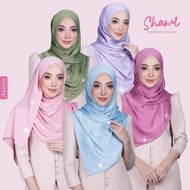 Tudung Shawl Raindrop Ariani Inspired