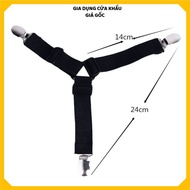(COMBO 5) SET OF 4 Stainless Steel 3-Prong DRAP CLIPS - Fix Bed Sheets, Prevent Movement, Good Stren