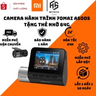 Car Dashcam, xiaomi camera 70mai A500S Pro + Plus Compact Dashcam - International Version 24TT