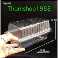 50 - 100 PLASTIC BOXES H07 FOR SPONGE CAKE H07 SIZE 20X 9.5CM X HEIGHT 9 CM_thomshop1988
