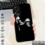 OPPO A78 4G Softcase - Case OPPO A78 4G (BLK) Silicone OPPO A78 4Ghp - Casing OPPO A78 4Ghp - Casing