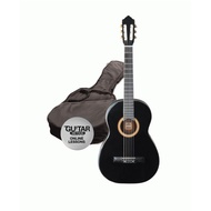 Ashton SPCG34 BK 3/4 Size Classical Guitar Starter Pack Black
