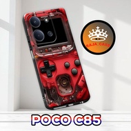 Rc18 Rubber Softcase poco C85 - Gameboy Motif - Case poco C85 - Casing poco C85 - Silicone poco C85 