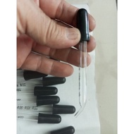16 pieces 1ml glass dropper curved measuring pipette dropper