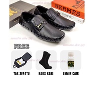 [43-45] FULL LEATHER SHOES | CASUAL SHOES | SLIP ON | SHOES SIZE 43-45