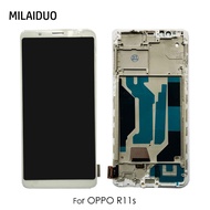 For OPPO R11S / R11S Plus LCD Display Touch Screen Digitizer Assembly Replacement with frame