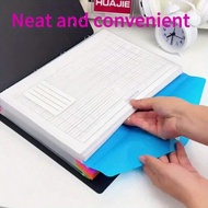 Portable File Bags,A4 Size High Capacity Loose Leaf File Bags(Hold 200 Sheets Of 70g Paper),Plastic 