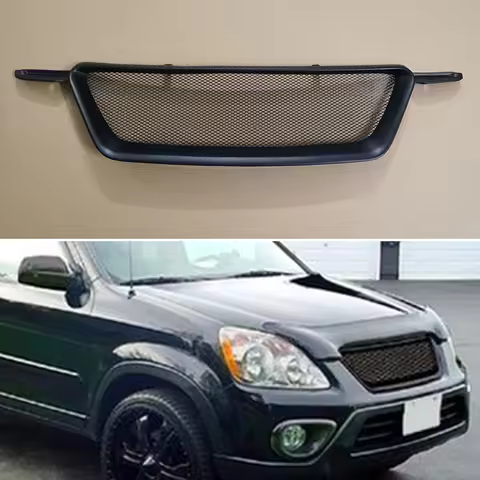 For Honda CRV CR-V 2005 2006 Year Racing Grille Grill Body Kit Accessories FRP Matte Black