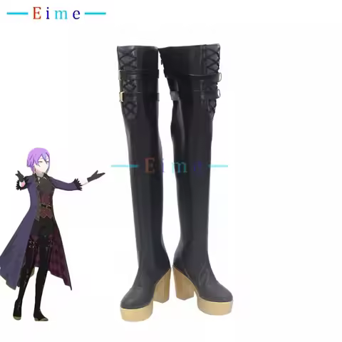 Kamishiro Rui Cosplay Shoes Game PJSK Cosplay Props Holloween Party Shoes Carnival Boots Custom Made