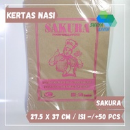 Large Rice Paper Sakura Rice Wrapping Paper/