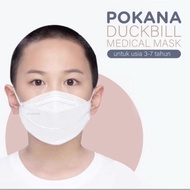 POKANA Duckbill Kids 4ply Earloop - Masker Duckbil Anak