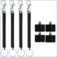 RUN Phone Lanyard Tether for Women Men Retractable Anti Lost Tether with Patches